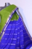 Contrast Classic Pure Mysore Crepe Silk Saree